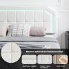 Garvee Floating Bed Frame, King Bed Frame with RGB LED headboard, King Size Bed Frame with Adjustable Height Headboard, Bed Frame King Size Upholstered Platform Metal Bed Frame, No Box Spring Needed,