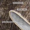 Garvee 5×7 Living Room Rug Modern Solid Throw Rugs with Rubber Backing Washable, Non Shedding Stain Resistant Neutral Carpet Low Pile Contemporary Soft Mats for Bedroom Nursery Dining Room, Linen(Airy Solid|brown)