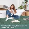 Garvee 8×10 Shag Rug for Living Room Fluffy Rug Non-Slip Modern Solid Color Bedroom Throw Carpet Ultra Soft Nursery Rug Plush Fuzzy Faux Fur Area Rug for Home Decor Bedside Girls Boys, Mint