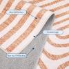 Garvee 9X12 Area Rugs for Living Room, Abstract Modern Washable Rugs, Non-Slip Low-Pile Soft Floor Carpet for Bedroom, Living Room, Dining Room, Green(Orange)