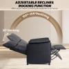Garvee Elertric Recliner Chair with Memory Function PU Leather, Adjustable Single Recliners Sofa with Remote Control for Adults, Home Theater Seating &Armchair for Living Room/Office