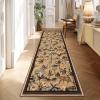Garvee Jungle Rug 5×7 Washable Animal Living Room Rug Non-Slip Non-Shedding Kids Bedroom Aesthetic Rugs for Boy Play Room Foldable Low Pile Accent Botanical Rugs for Kitchen Office Nursery Decor Black(Tiger Brown)