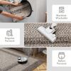 Garvee Printed Rugs (Not Woven!) Washable Rugs 8×10 Area Rug for Living Room Soft Bedroom Rug Farmhouse Large Rug Non Slip Stain Resistant Carpet for Nursery Dining Room 8’x10′(Printed|mocha)