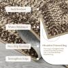 Garvee Printed Rugs (Not Woven!) Washable Rugs 8×10 Area Rug for Living Room Soft Bedroom Rug Farmhouse Large Rug Non Slip Stain Resistant Carpet for Nursery Dining Room 8’x10′(Printed|brown&natural)