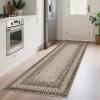 Garvee Printed Rugs (Not Woven!) Washable Rugs 8×10 Area Rug for Living Room Soft Bedroom Rug Farmhouse Large Rug Non Slip Stain Resistant Carpet for Nursery Dining Room 8’x10′(Printed|brown&natural)
