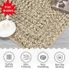 Garvee Printed Rugs (Not Woven!) Washable Rugs 8×10 Area Rug for Living Room Soft Bedroom Rug Farmhouse Large Rug Non Slip Stain Resistant Carpet for Nursery Dining Room 8’x10′(Printed|natural)