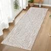 Garvee Printed Rugs (Not Woven!) Washable Rugs 8×10 Area Rug for Living Room Soft Bedroom Rug Farmhouse Large Rug Non Slip Stain Resistant Carpet for Nursery Dining Room 8’x10′(Printed|beige&grey)