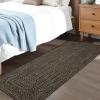 Garvee Printed Rugs (Not Woven!) Washable Rugs 8×10 Area Rug for Living Room Soft Bedroom Rug Farmhouse Large Rug Non Slip Stain Resistant Carpet for Nursery Dining Room 8’x10′(Printed|brown&grey)