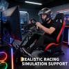 Garvee Racing Wheel Stand,Foldable Racing Simulator Cockpit for g923/g920/g29, Steering Wheel Stand & Foot Pedal Angle Adjustable,Sim Racing Cockpit for Thrustmaster t248p, Fanatec, Hori, Mad Catz.(51×28.6×40.6in)