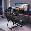 Garvee Racing Wheel Stand,Foldable Racing Simulator Cockpit for g923/g920/g29, Steering Wheel Stand & Foot Pedal Angle Adjustable,Sim Racing Cockpit for Thrustmaster t248p, Fanatec, Hori, Mad Catz.(70.9×33.1×37.4in)