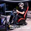 Garvee Racing Wheel Stand,Foldable Racing Simulator Cockpit for g923/g920/g29, Steering Wheel Stand & Foot Pedal Angle Adjustable,Sim Racing Cockpit for Thrustmaster t248p, Fanatec, Hori, Mad Catz.(48.5×24.7x41in)