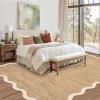 Garvee Scalloped Washable Rug 9×12 Area Rug for Bedroom Living Room Rug Modern Non Slip Large Area Rug Soft Throw Rugs Low Pile Stain Resistant Carpet for Dining Room Nursery Office, Blue 9’x12′(Scalloped02|light Brown)