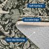 Garvee Tiger 5×7 Area Rug Washable Modern Living Room Rugs Non Slip Black Rugs for Bedroom Ultra Thin Vintage Throw Carpet Retro Accent Floor Cover Indoor Contemporary Mat for Dining Room Home Office(Green)