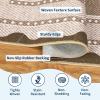 Garvee Washable Area Rug 8×10 Modern Solid Living Room Rug,Large Bordered Rugs for Bedroom Neutral Carpet 8×10 Rugs for Farmhouse Dining Room Non-Slip Stain Resistant Under Table Brown Rug(Chocolate Brown)