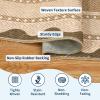 Garvee Washable Area Rug 8×10 Modern Solid Living Room Rug,Large Bordered Rugs for Bedroom Neutral Carpet 8×10 Rugs for Farmhouse Dining Room Non-Slip Stain Resistant Under Table Brown Rug(Tan)