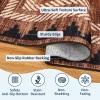 Garvee Washable Area Rug 8×10 Modern Solid Living Room Rug,Large Bordered Rugs for Bedroom Neutral Carpet 8×10 Rugs for Farmhouse Dining Room Non-Slip Stain Resistant Under Table Brown Rug(Regal Brown)