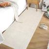 Garvee Washable Area Rug 9×12 Living Room Rugs Modern Solid Neutral Rug Farmhouse Large Rugs Stain-Resistant Pet-Friendly Rug Low Pile Non Slip Carpet for Farmhouse Bedroom Dining Room,Blue(Off White)
