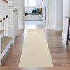 Garvee Washable Area Rug 9×12 Living Room Rugs Modern Solid Neutral Rug Farmhouse Large Rugs Stain-Resistant Pet-Friendly Rug Low Pile Non Slip Carpet for Farmhouse Bedroom Dining Room,Blue(Solid|beige)