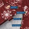 Garvee Washable Rug 8×10 Area Rugs for Living Room Vintage Non Slip Throw Rugs Distressed Large Rugs for Bedroom Low Pile Soft Non Shedding Stain Resistant Carpet for Dining Room 8’x10′ Black(Fairy Tales|red)