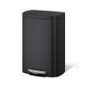 Garvee 13 gal / 50 L Stainless Steel Kitchen Trash Can with Lid, Large Rustproof Garbage Can for Kitchen, Step-on Metal Trash Bin with Inner Bucket, Rear Handle, Soft Close Lid, Silver(Black)