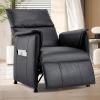 Garvee Elertric Recliner Chair with Memory Function PU Leather, Adjustable Single Recliners Sofa with Remote Control for Adults, Home Theater Seating &Armchair for Living Room/Office