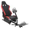 Garvee Racing Wheel Stand,Foldable Racing Simulator Cockpit for g923/g920/g29, Steering Wheel Stand & Foot Pedal Angle Adjustable,Sim Racing Cockpit for Thrustmaster t248p, Fanatec, Hori, Mad Catz.(25.6×27.6×31.5in)