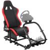 Garvee Racing Wheel Stand,Foldable Racing Simulator Cockpit for g923/g920/g29, Steering Wheel Stand & Foot Pedal Angle Adjustable,Sim Racing Cockpit for Thrustmaster t248p, Fanatec, Hori, Mad Catz.(48.5×24.7x41in)