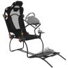 Garvee Racing Wheel Stand,Foldable Racing Simulator Cockpit for g923/g920/g29, Steering Wheel Stand & Foot Pedal Angle Adjustable,Sim Racing Cockpit for Thrustmaster t248p, Fanatec, Hori, Mad Catz.(70.9×33.1×37.4in)