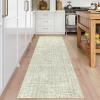 Garvee Washable Area Rug 9×12 Living Room Rugs Modern Solid Neutral Rug Farmhouse Large Rugs Stain-Resistant Pet-Friendly Rug Low Pile Non Slip Carpet for Farmhouse Bedroom Dining Room,Blue(Sage Green)