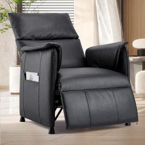 Garvee Elertric Recliner Chair with Memory Function PU Leather, Adjustable Single Recliners Sofa with Remote Control for Adults, Home Theater Seating &Armchair for Living Room/Office