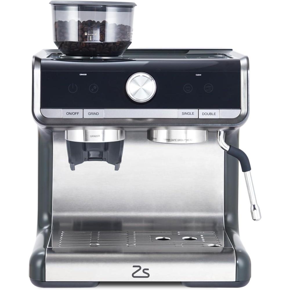 image:imageGARVEE Espresso Machine 20 Bar Coffee Maker with Milk Frother Steam Wand SemiAutomatic Coffee Machine for Latte Cappuccino Fast Heating Stainless Steel