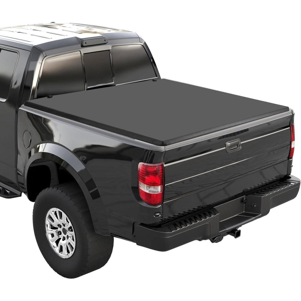 image:imageGARVEE Soft QuadFold Truck Bed Tonneau Cover for 20152023 Ford F150 Styleside 65 ft Bed20042008 F150