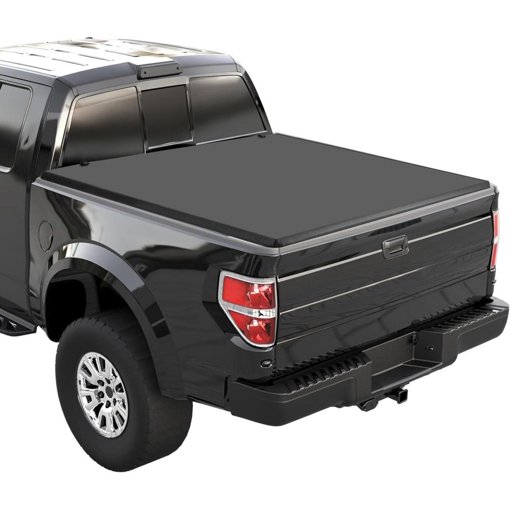 image:imageGARVEE Soft QuadFold Truck Bed Tonneau Cover for 20152023 Ford F150 Styleside 65 ft Bed20092014 F150