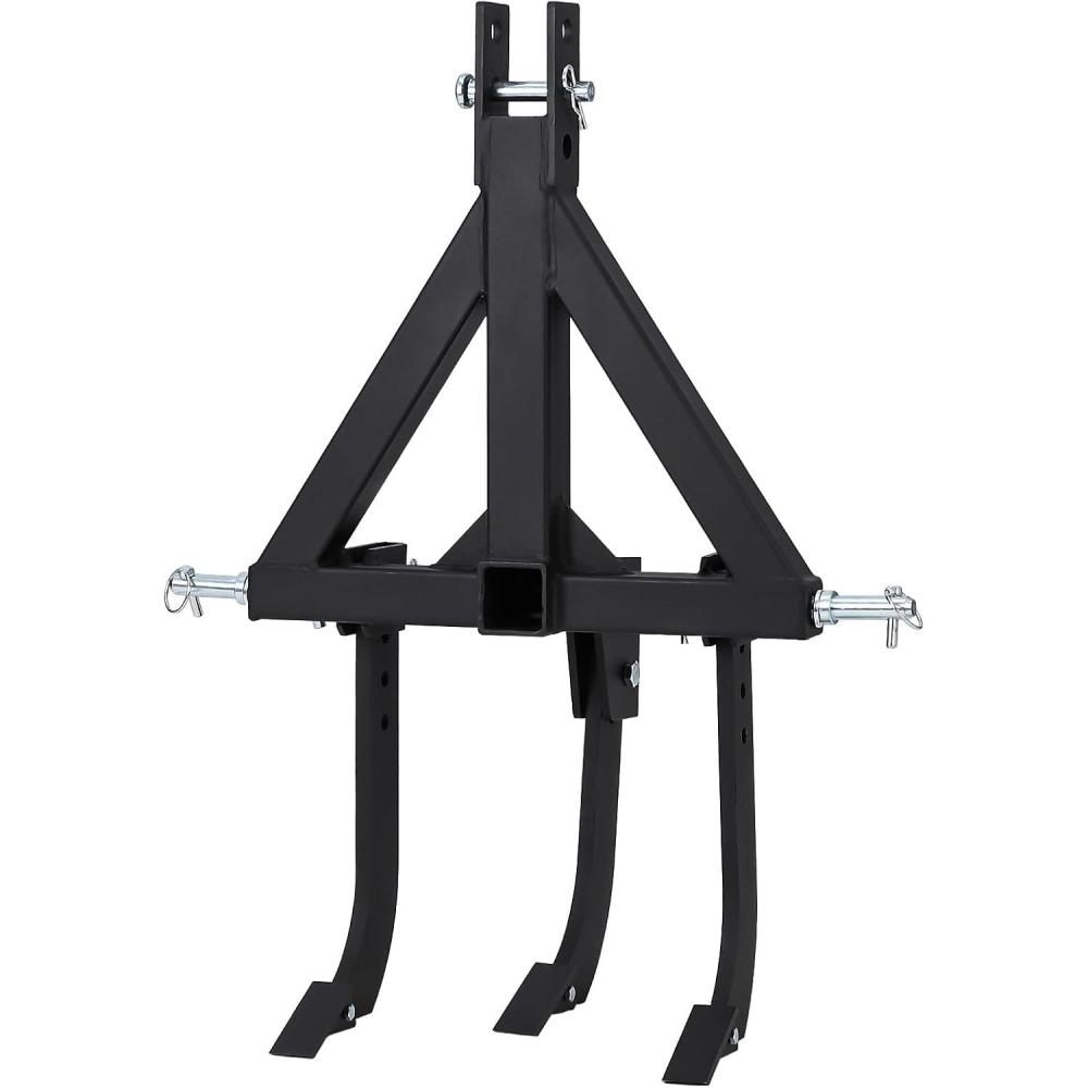 image:imageGarvee Middle Buster for CAT 0amp 1 3Point Quick Hitch Tractors with 3 Adjustable amp Replaceable Ripper Shanks Upgraded Heavy Duty Steel Furrowing Plow
