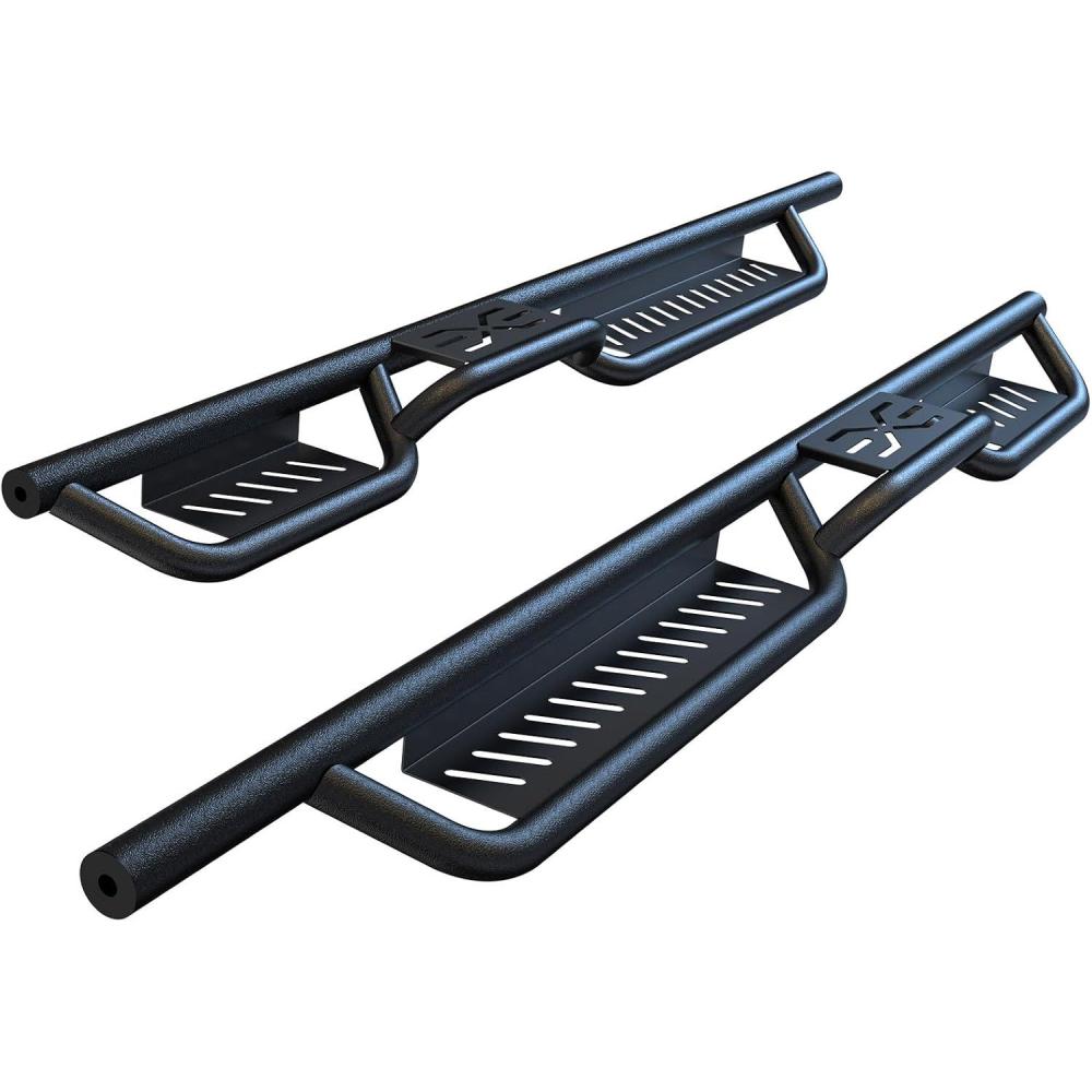image:imageGarvee Running Boards Compatible with 20182024 Jeep Wrangler JL 4 Door Black Powder Coated Nerf Bar wTwo Stairs Design AllSteel Build Bolton Side StepsWrangler JL 4 Door