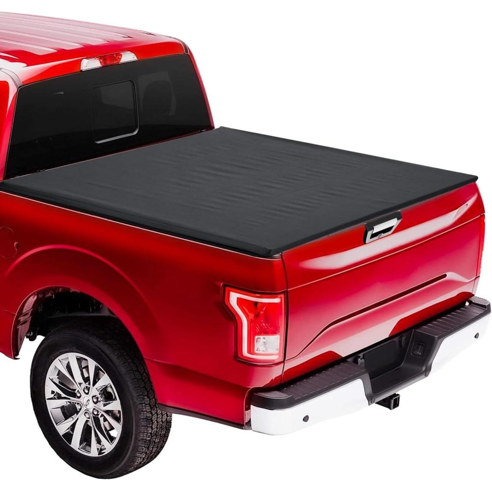 image:imageGarvee Soft Trifold Truck Bed Tonneau Cover Compatible with 20152023 F150 Supercrew Double cab 55 ft671 in Bed
