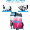 12 L Commercial Slushy Machine, One Tank 3.2 gal Margarita Machine, 430W Frozen Drink Machine, Food-Grade PC Tanks & Stainless Steel, Ideal for Restaurants Bars Pool Parties