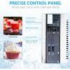 12 L Commercial Slushy Machine, One Tank 3.2 gal Margarita Machine, 430W Frozen Drink Machine, Food-Grade PC Tanks & Stainless Steel, Ideal for Restaurants Bars Pool Parties