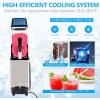 12 L Commercial Slushy Machine, One Tank 3.2 gal Margarita Machine, 430W Frozen Drink Machine, Food-Grade PC Tanks & Stainless Steel, Ideal for Restaurants Bars Pool Parties