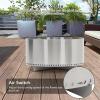 20.5 in Smokeless Fire Pit with Air Switch and Handle, Wood Burning Portable Stainless Steel Outdoor Firepit with Removable Stand and Ash Pan, Ideal for Camping Backyard Patio, H: 11.5 in, 18.8 LBS(27 Inches)