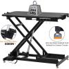 47 in Electric Dog Grooming Table, Heavy Duty, Height Adjustable Professional Pet Grooming Table w/Leveling Wheels, Dog Grooming Arm, Anti Slip Tabletop & Tool Organizer/Dog Grooming Station, Black