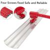 48 in x 8 in Bull Float Magnesium Concrete Float, Round End Concrete Float Tool with Flexible Bracket