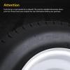 4.80-8 4.80×8 480-8 4.80-8 Trailer Tires with 8 in Rims, 4 Lug on 4 in, Load Range C, 6PR