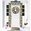 6 ft Pre Lit Christmas Garland for Mantle, Xmas Holiday Garlands with 20 Warm White LED Lights, Silver Bows & Pine Cones, Indoor Outdoor Christmas Decoration for Fireplace(Silver & White)
