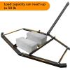 84 in Driveway Drag Grader Harrow with 2 Adjustable Bars for Landscape Leveling or Farm Garden Field