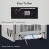 Commercial Ice Maker Machine 160 LBS/24H, Under-Counter Ice Machine, 60 Ice Cube with 44 LBS Ice Storage Capacity, Freestanding Ice Maker