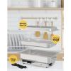 Electric Chafing Dish Buffet Set, 9 QT Buffet Servers and Warmers Stainless Steel, Commercial Food Warmer with 1 Full-Size Pan & 2 Half-Size Pan, Temperature Control Display for Parties, Catering(1/1 Full Size+1/2 Half Size)