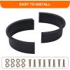 Fire Pit Ring 2.5 mm Steel Heavy Duty Firepit Cooking Ring Large Fire Pit Insert Round, Above/In Ground Fire Pit, for Camping Garden Backyard, 36 in x 42 in x 10 in(39″D x 45″W x 10″H)