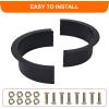 Fire Pit Ring 2.5 mm Steel Heavy Duty Firepit Cooking Ring Large Fire Pit Insert Round, Above/In Ground Fire Pit, for Camping Garden Backyard, 36 in x 42 in x 10 in(36″D x 42″W x 10″H)