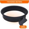 Fire Pit Ring 2.5 mm Steel Heavy Duty Firepit Cooking Ring Large Fire Pit Insert Round, Above/In Ground Fire Pit, for Camping Garden Backyard, 36 in x 42 in x 10 in(39″D x 45″W x 10″H)